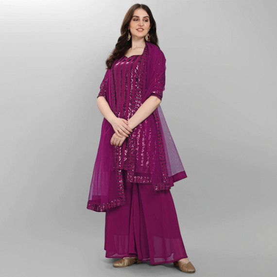 https://www.hypepulse.in/products/purple-embroidered-sequined-silk-georgette-semi-stitched-dress-material