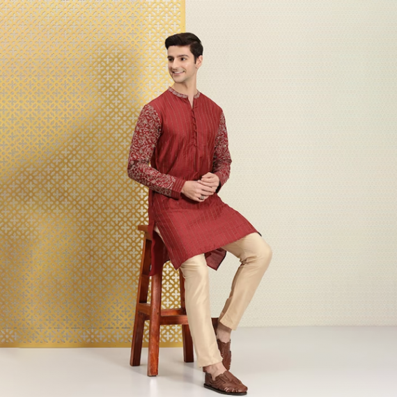 https://www.hypepulse.in/products/men-red-gold-toned-ethnic-motifs-printed-thread-work-kurta