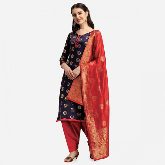 https://www.hypepulse.in/products/navy-blue-red-woven-design-banarasi-unstitched-dress-material