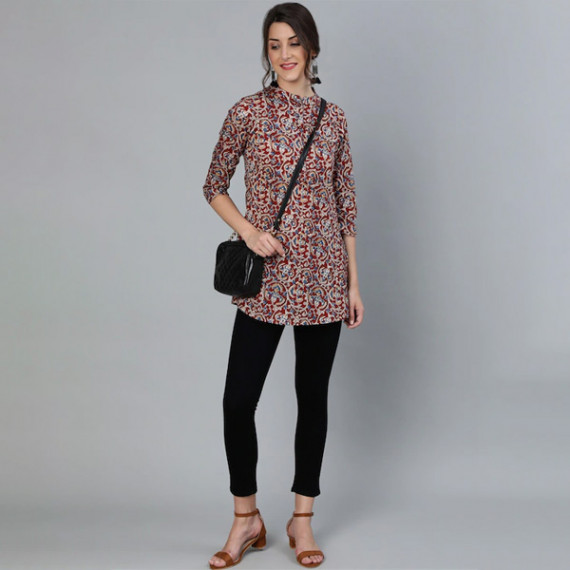 https://www.hypepulse.in/products/womens-maroon-cream-coloured-printed-tunic