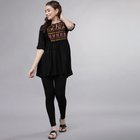 https://www.hypepulse.in/products/women-black-solid-tunic