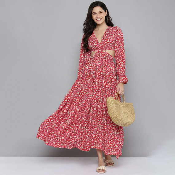 https://www.hypepulse.in/products/red-beige-floral-waist-cut-out-maxi-dress