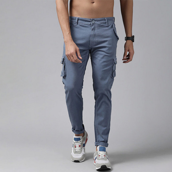 https://www.hypepulse.in/products/men-blue-solid-cargo-trousers