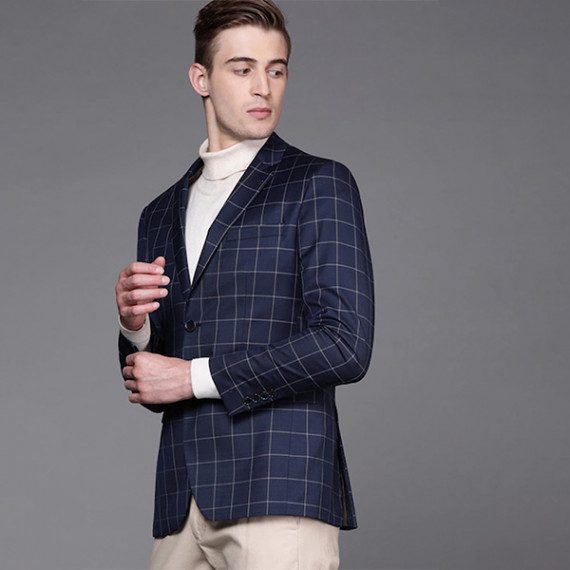https://www.hypepulse.in/products/men-navy-blue-beige-slim-fit-checked-single-breasted-smart-casual-blazer
