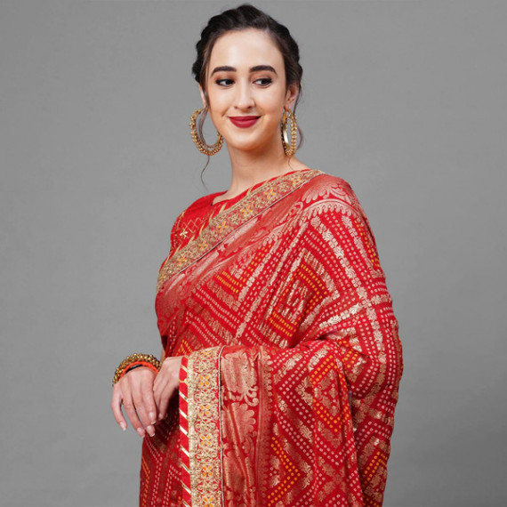 https://www.hypepulse.in/products/red-gold-toned-woven-design-bandhani-saree